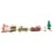 31pc Battery Operated Lighted and Animated Christmas Tree Train Set with Sound